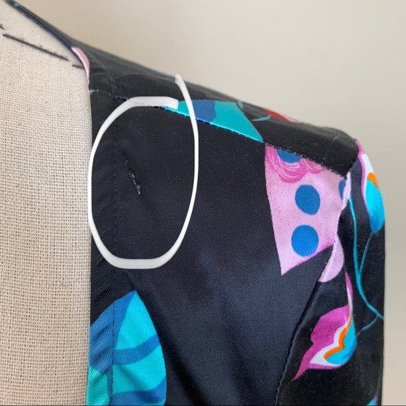 Vtg Y2k Iceberg Jeans Floral Print Versace Dolce - Picture 8 of 12